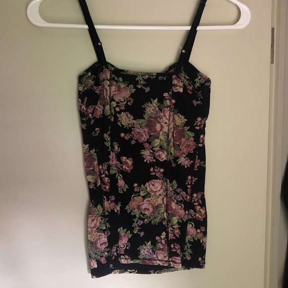 Aritzia Talula Floral Bustier Tank - Picture 3 of 4